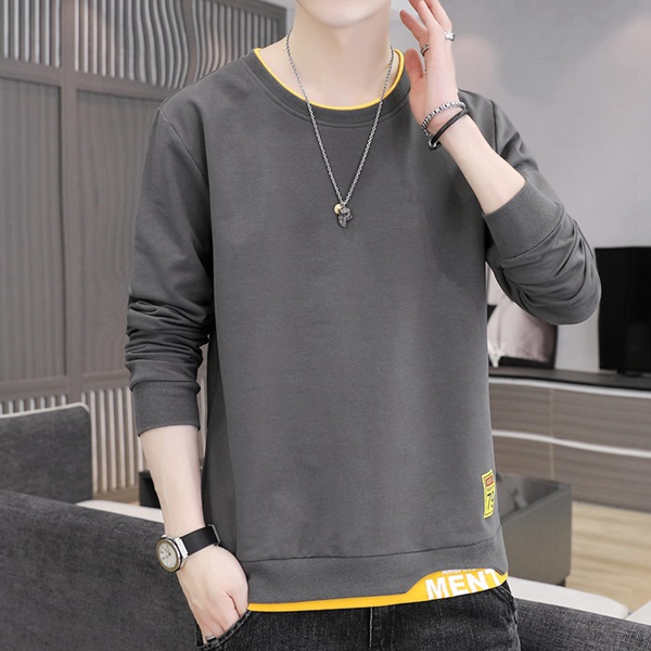 新款潮宽松男士韩版圆领卫衣装