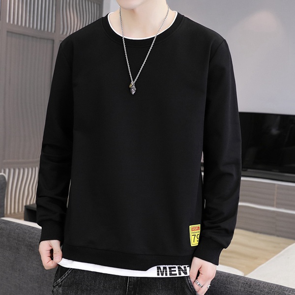 新款潮宽松男士韩版圆领卫衣装