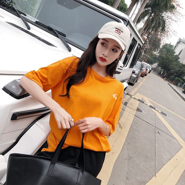 大版短袖t恤宽松韩版潮T恤