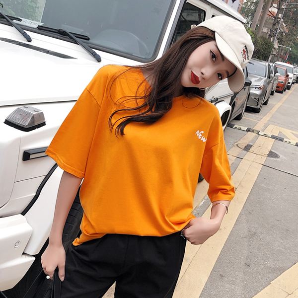 大版短袖t恤宽松韩版潮T恤