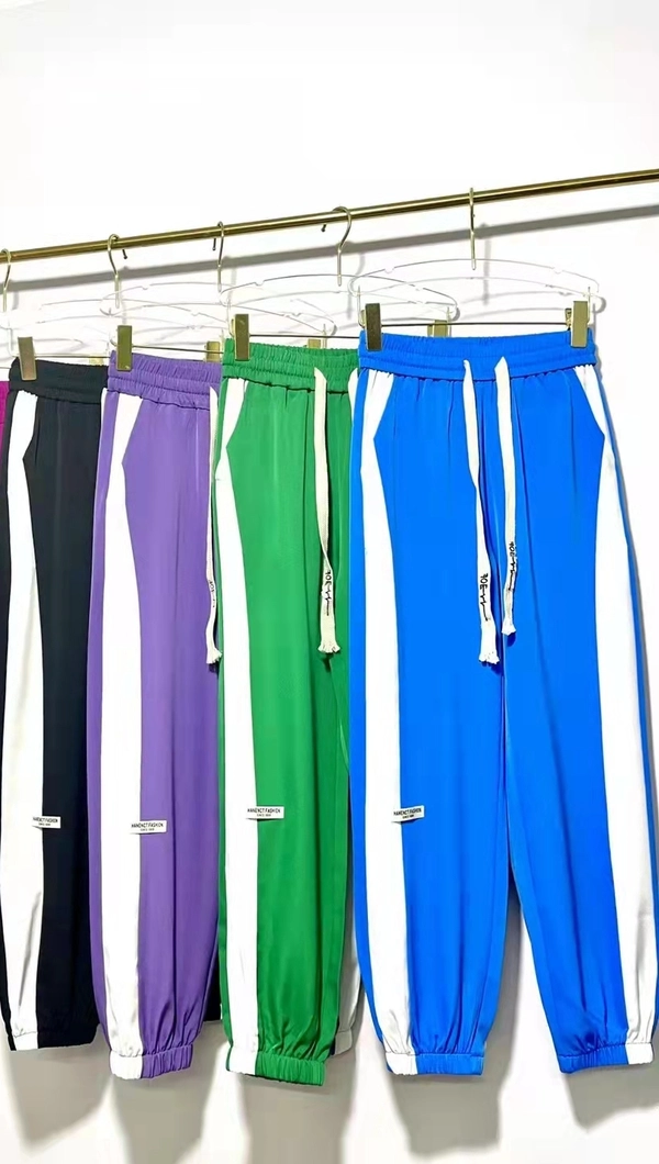 夏季新品女装天丝西装薄料休闲高腰显瘦运动时尚百搭束脚哈伦裤