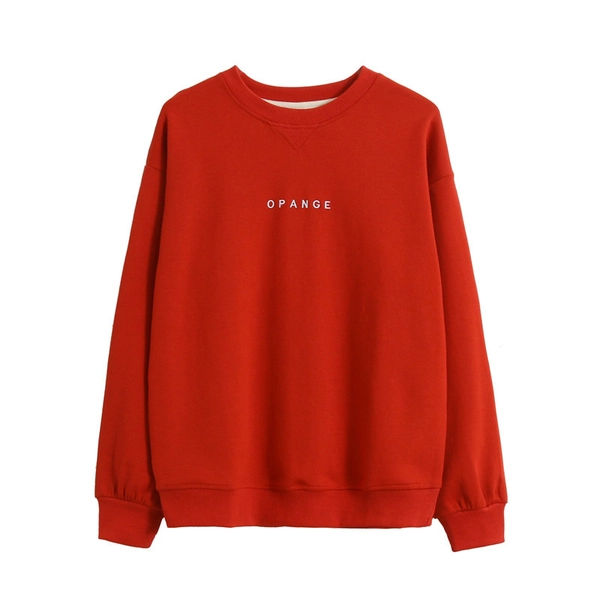 女装新款卫衣韩版宽松显瘦简约刺绣上衣外贸货源