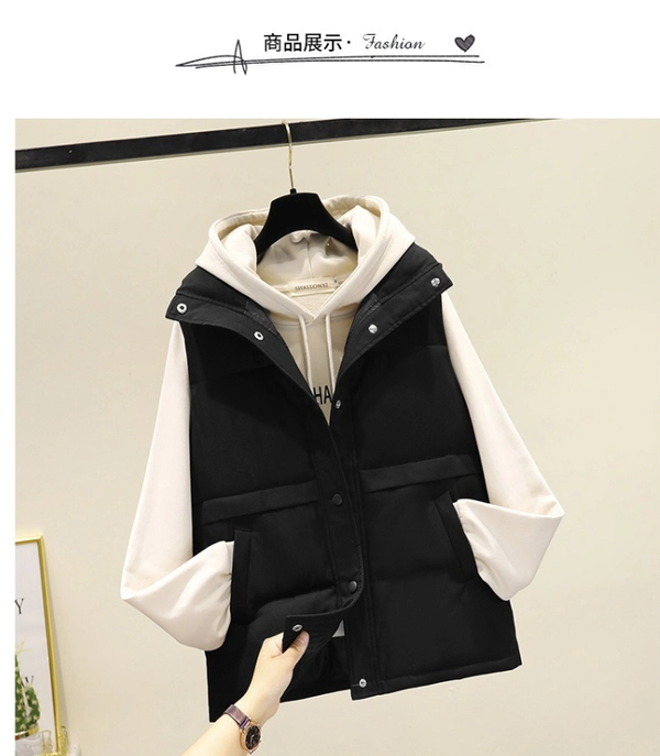 冬季棉马甲女装韩版棉服外套便宜地摊货源女士马甲背心