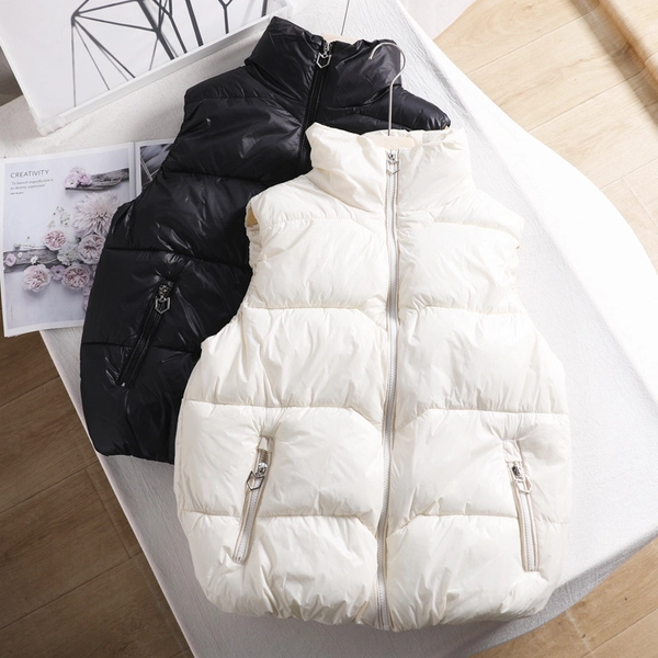 冬季棉马甲女装韩版棉服外套便宜地摊货源女士马甲背心