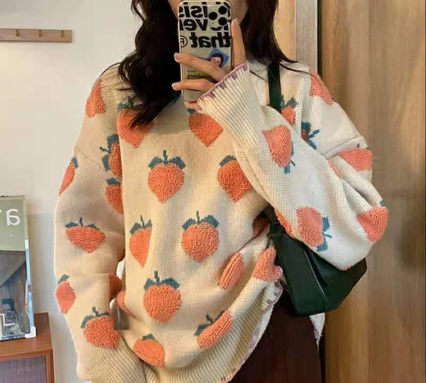 女士特价杂款套头保暖毛衣宽松加厚打底衣