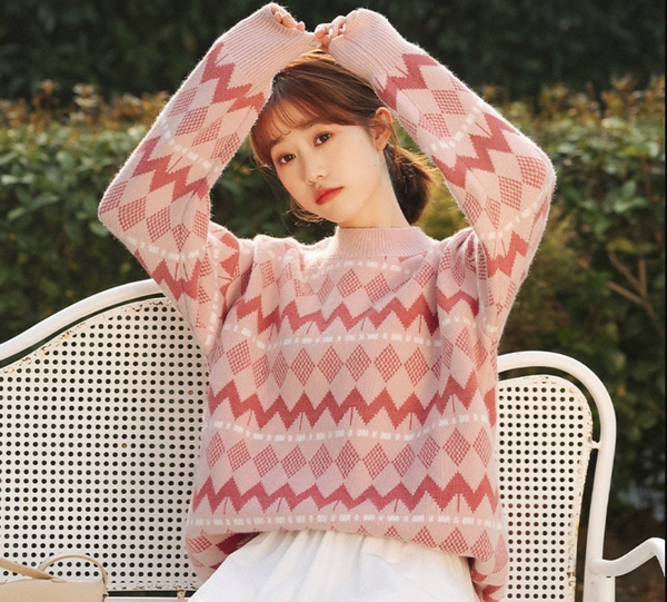 女士特价杂款套头保暖毛衣宽松加厚打底衣