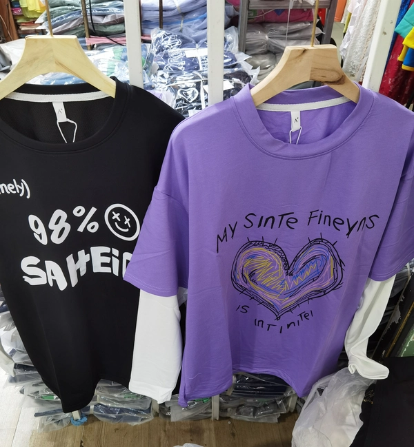 秋季新款男女风款BF印花假两件卫衣韩版宽松上衣外贸地摊货源