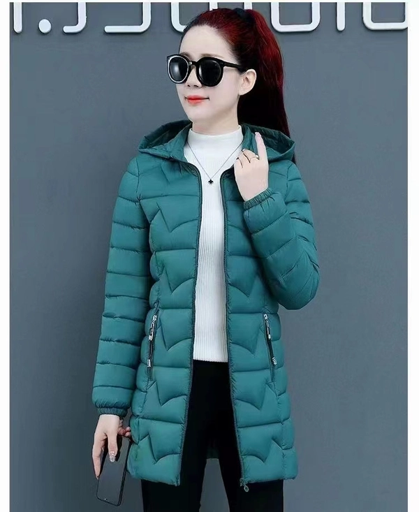 中长款女装羽绒棉服流行新款棉服冬季加厚外套