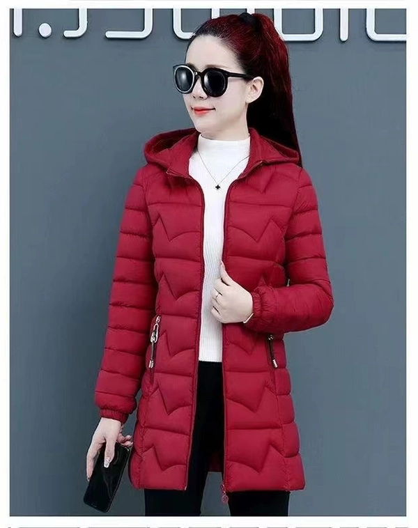 中长款女装羽绒棉服流行新款棉服冬季加厚外套