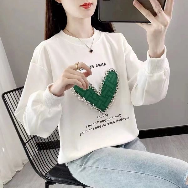 地摊跑量货源钉钻女装卫衣薄款韩版慵懒宽松显瘦上衣