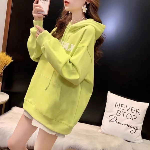 外贸尾货女装连帽卫衣韩版杂款宽松休闲套头卫衣地摊热销