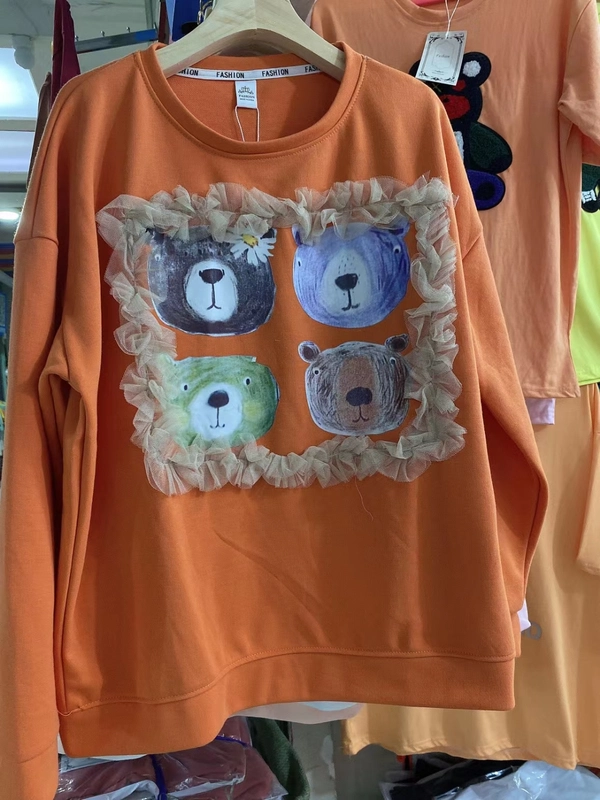 秋装新款拼接蕾丝花边上衣甜美减龄宽松卫衣赶集跑江湖