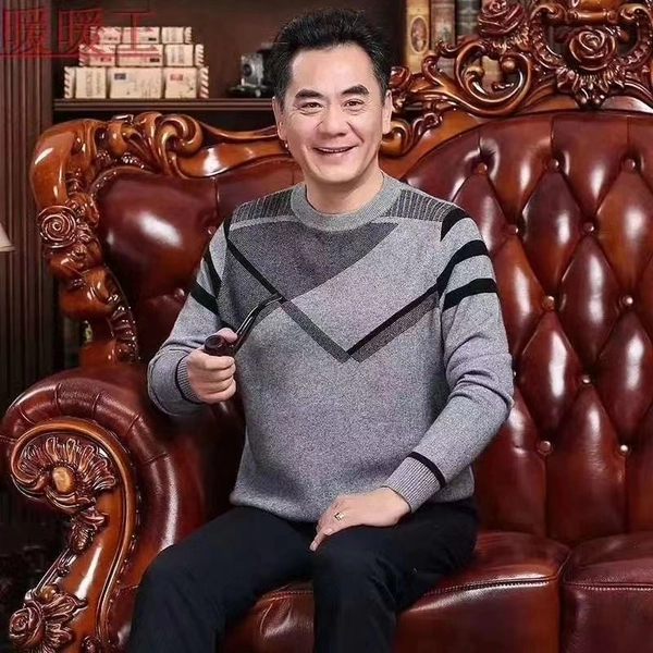 秋冬男装针织衫地摊杂款尾货男式中老年毛衣
