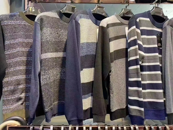 秋冬男装针织衫地摊杂款尾货男式中老年毛衣