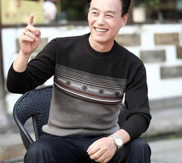 秋冬男装针织衫地摊杂款尾货男式中老年毛衣