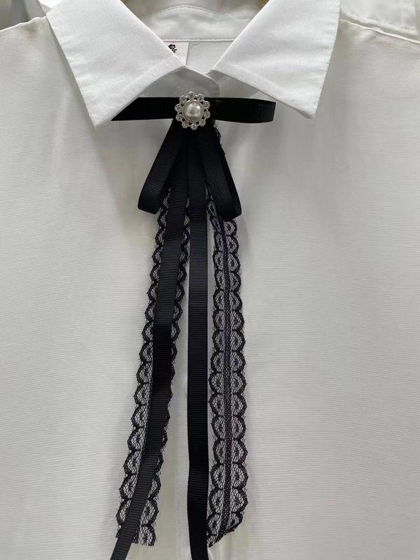 蚕丝棉面料早秋清新学院风百搭气质衬衫