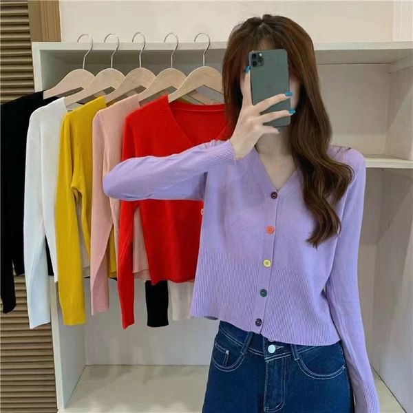 薄款开衫毛衣外搭开衫春秋季毛衣女士初秋新款女装针织衫