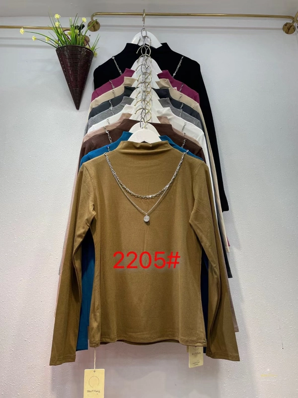 半高领打底新款时尚洋气针织衫修身百搭上衣