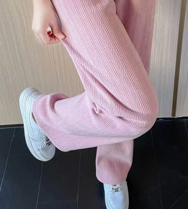 运动裤子女春秋款新款束脚宽松休闲卫裤小个子阔腿裤