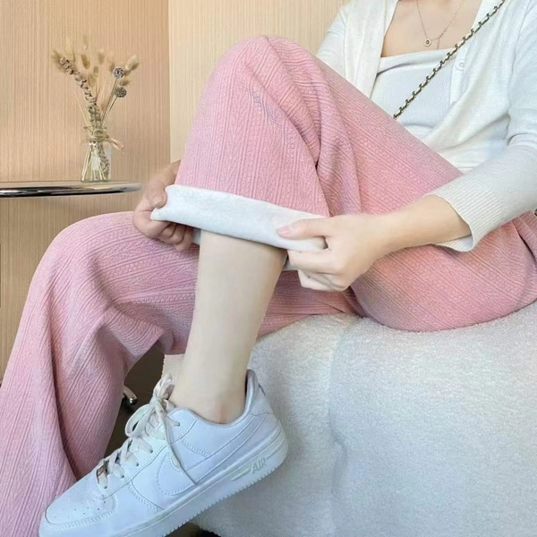 运动裤子女春秋款新款束脚宽松休闲卫裤小个子阔腿裤