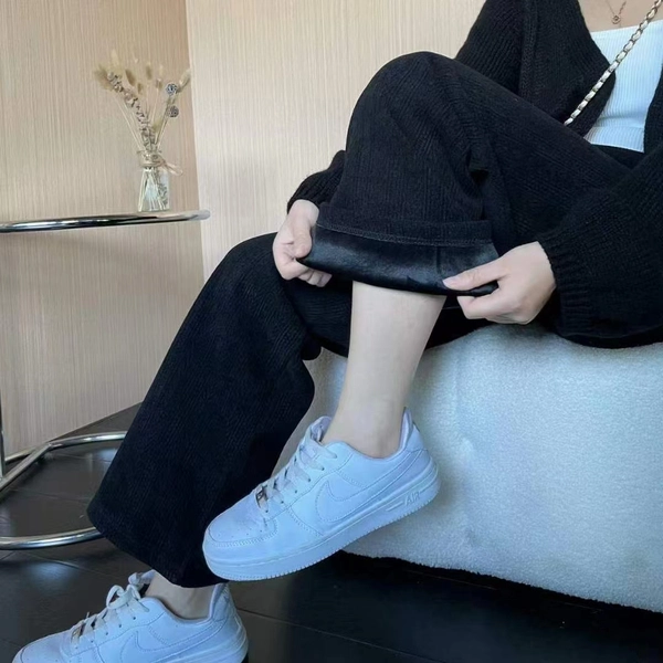 运动裤子女春秋款新款束脚宽松休闲卫裤小个子阔腿裤