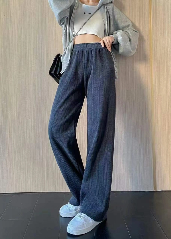 运动裤子女春秋款新款束脚宽松休闲卫裤小个子阔腿裤