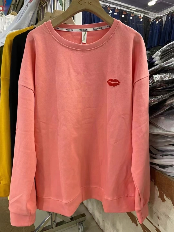 女装新款卫衣韩版宽松显瘦简约刺绣上衣外贸货源