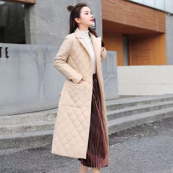 加绒棉衣女秋冬季棉袄宽松外套加大码连帽中长款女装