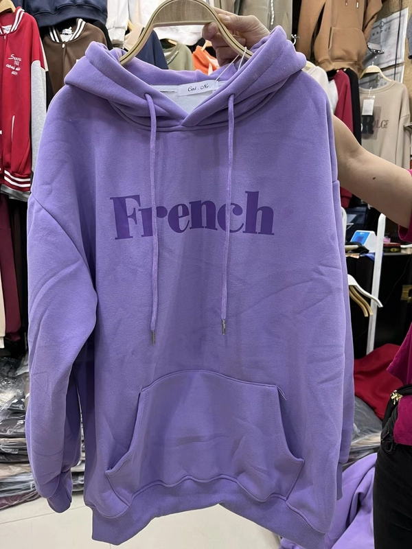 纯色连帽开衫卫衣女春秋季新款宽松百搭上衣设计感小众休闲外套