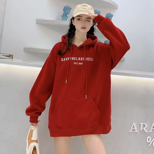 纯色连帽开衫卫衣女春秋季新款宽松百搭上衣设计感小众休闲外套