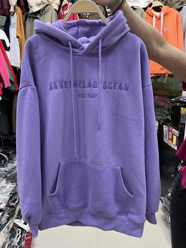 纯色连帽开衫卫衣女春秋季新款宽松百搭上衣设计感小众休闲外套