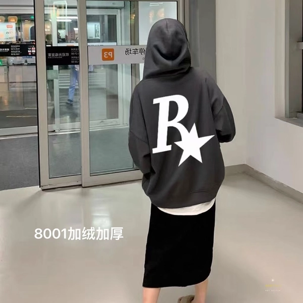 婴儿绒加厚加绒卫衣纯棉面料宽松加大版韩版开衫百搭外套