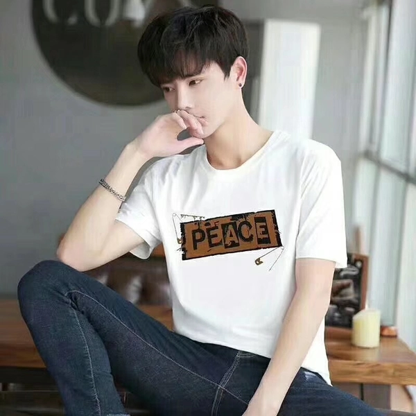 短袖便宜男单面棉汗衫纯色老头衫圆领打底薄款T恤