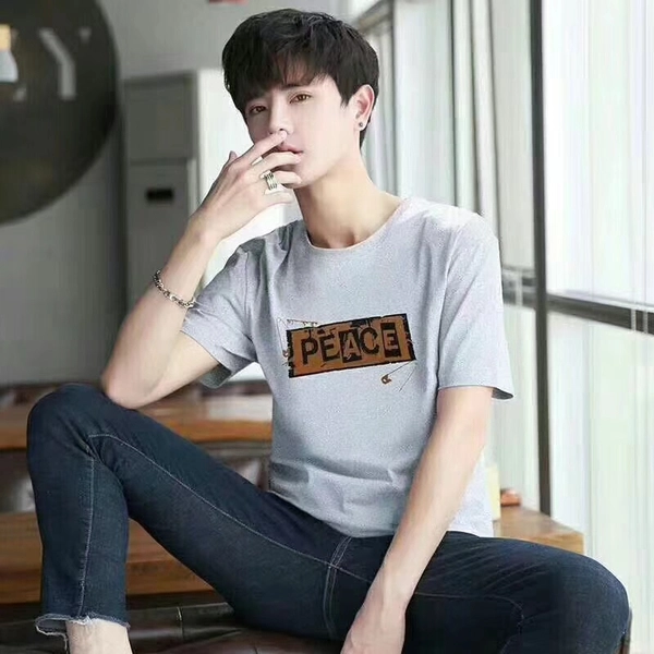 短袖便宜男单面棉汗衫纯色老头衫圆领打底薄款T恤