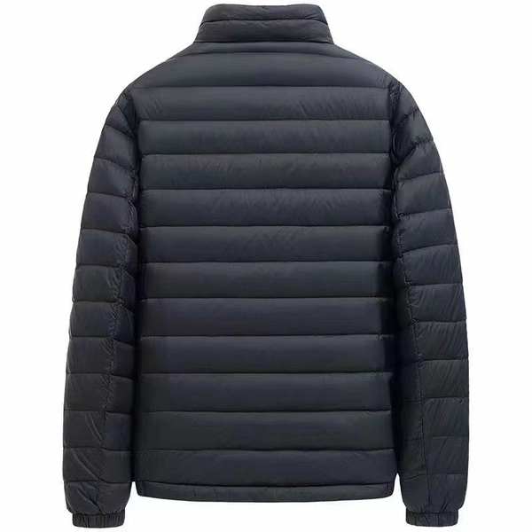 男士春秋冬季新款白鸭绒轻薄立领连帽休闲大码保暖外套