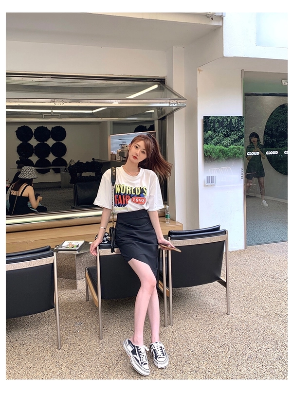 夏季女装100%纯棉印花T恤衫爆款短袖圆领打底上衣