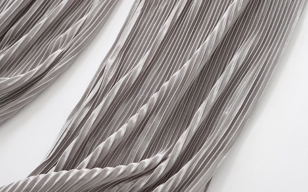 垂坠感百褶阔腿裤高腰宽松显瘦百搭休闲直筒拖地裤