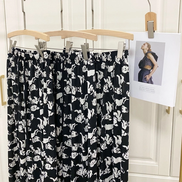 新款韩版百搭高腰显瘦抽绳冰雪丝阔腿裤