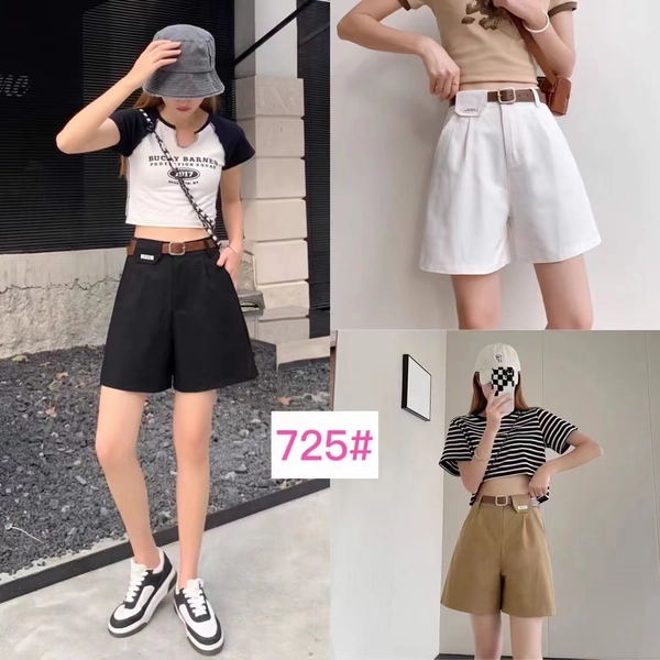 夏季休闲洗水棉阔腿裤女装新款显瘦宽松直筒五分裤