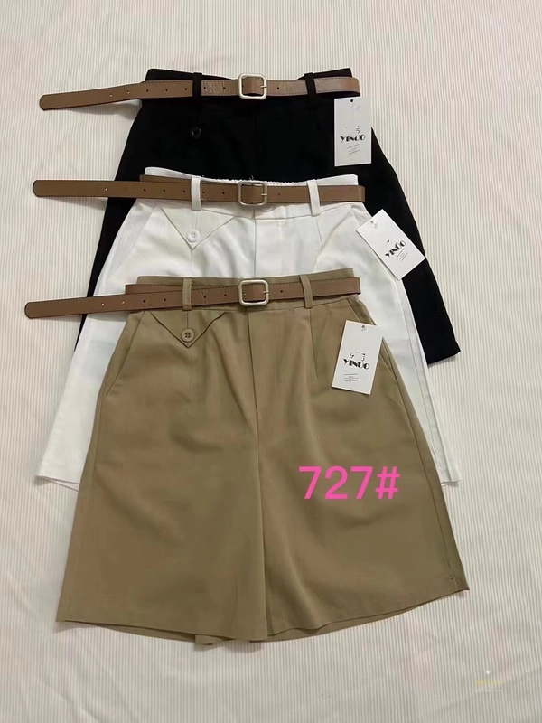 工装阔腿裤夏季女装新款洗水棉显瘦五分休闲裤百搭中裤