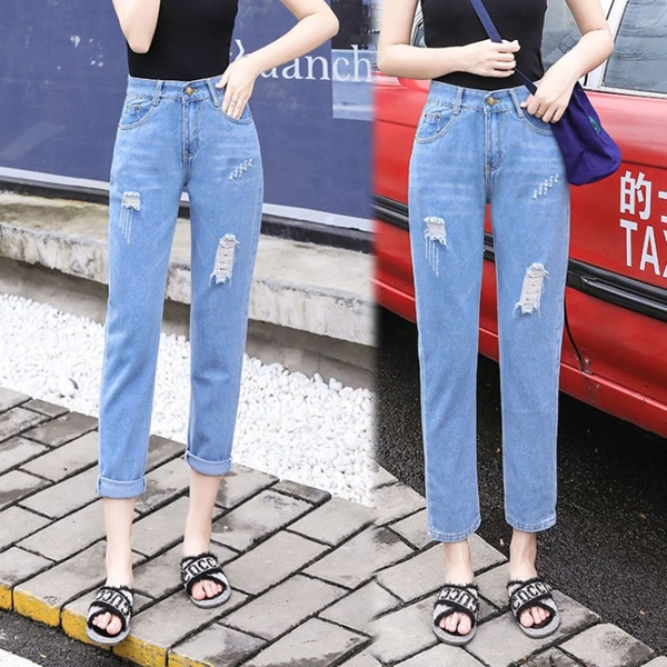 女装牛仔长裤杂款新款时尚百搭工厂尾货地摊货源