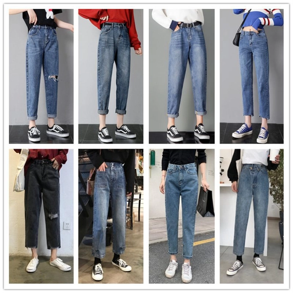 女装牛仔长裤杂款新款时尚百搭工厂尾货地摊货源