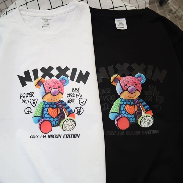 韩版圆领女装纯棉T恤短袖印花夏装上衣