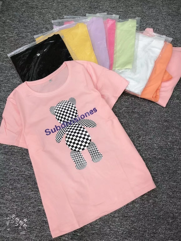 夏新款韩版时尚大码纯棉短袖t恤上衣