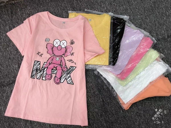 夏装潮女装衣服半袖宽松印花T恤