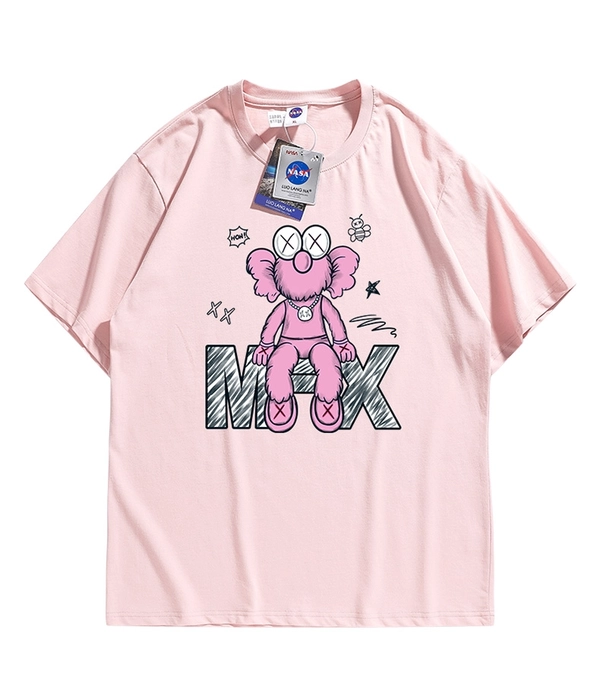 夏装潮女装衣服半袖宽松印花T恤