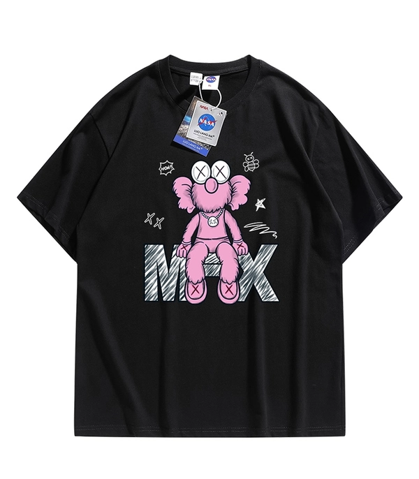 夏装潮女装衣服半袖宽松印花T恤