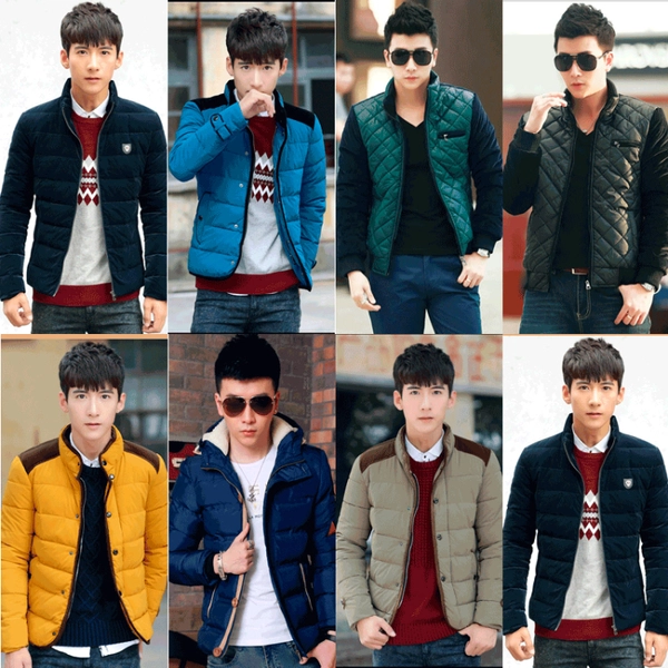 外贸库存尾货男装棉衣 冬季男装棉服 地摊男士外套清仓