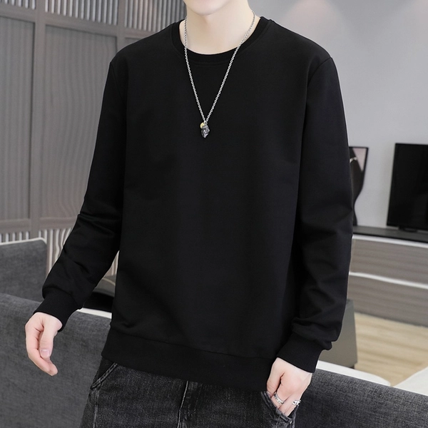 潮款男士圆领卫衣 韩版纯棉上衣新款