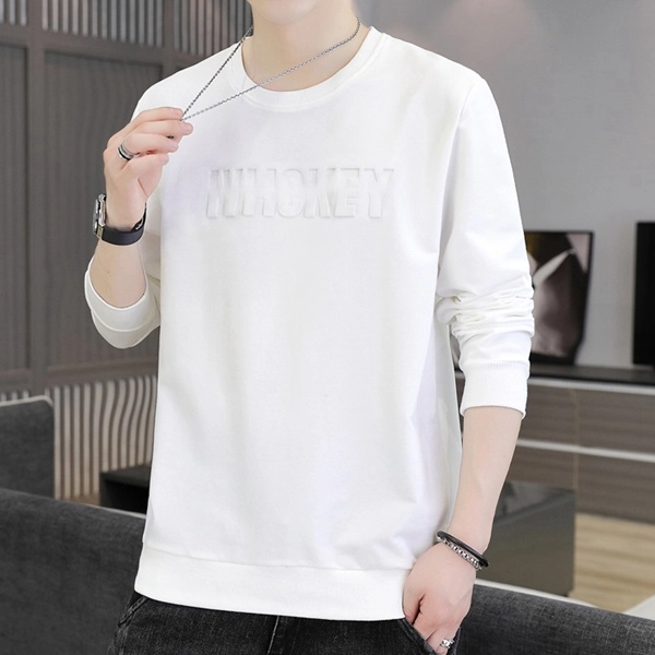 男士潮流圆领卫衣秋冬款宽松版上衣